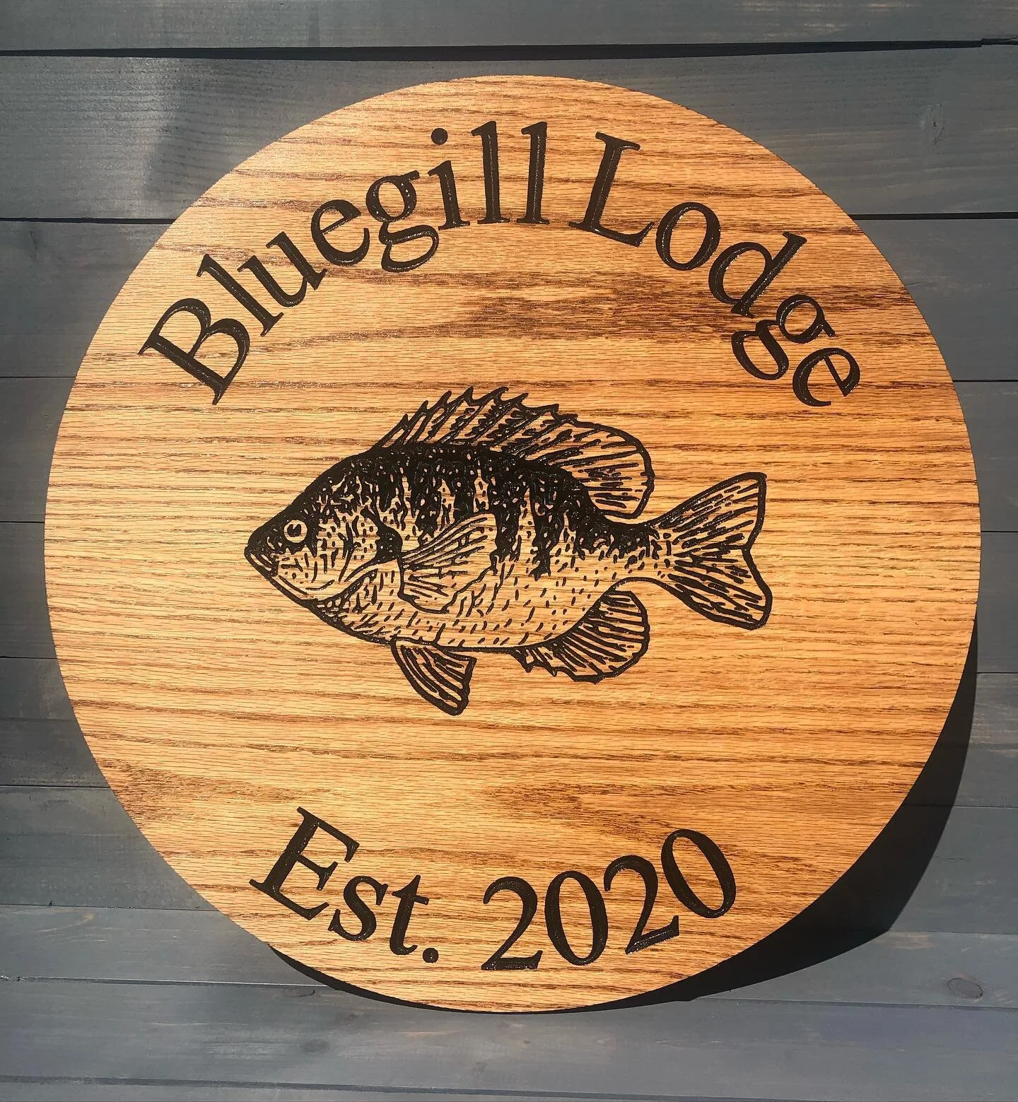 New sign for a customer&rsquo;s lake house!