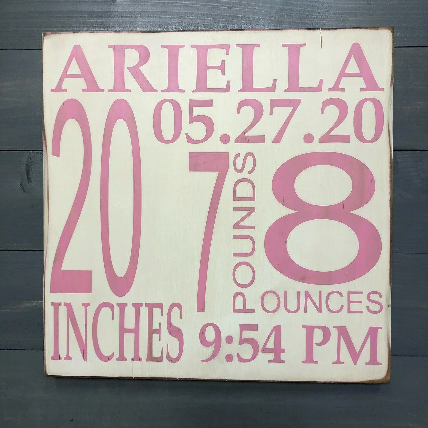 Birth Announcement sign headed to NY today!!