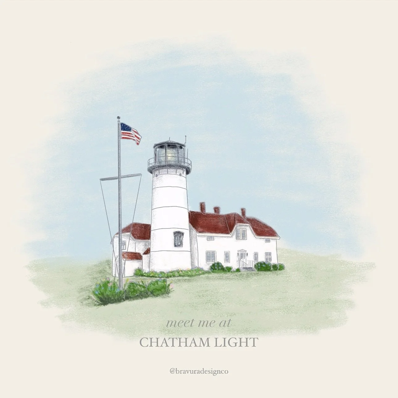 Happy unofficial first day of summer! 🫐🍉 Where and who are you meeting up with this summer? 🐚 Print for sale via link in bio 🔗

#summer #lighthouse #capecod #etsy #etsyshop #chatham #chathamma #massachusetts #printdesign #forsale #chathamlight #b