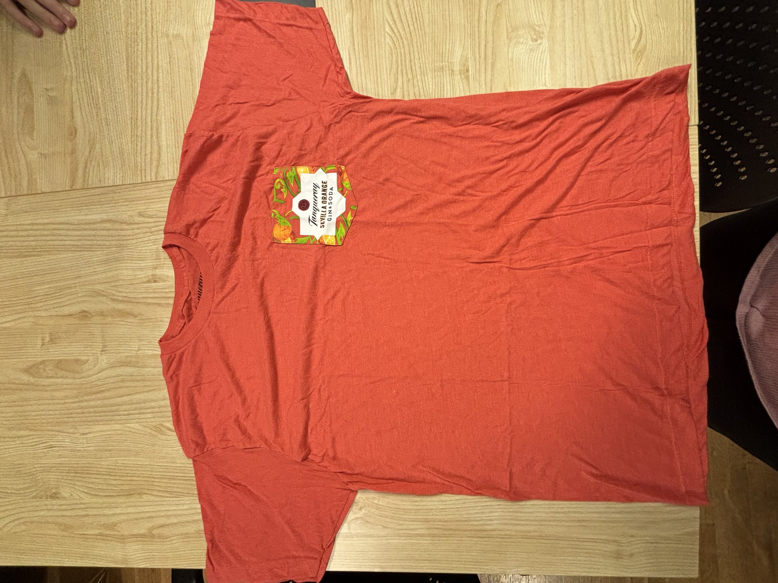 Tanqueray Shirt (Orange) XL