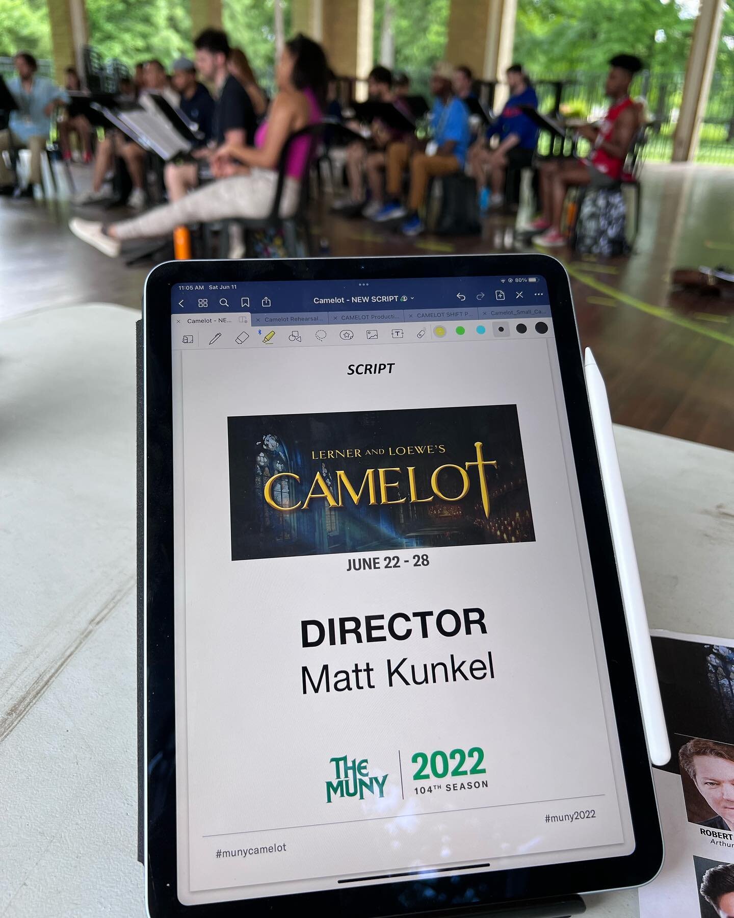 First day of summer camp!
#HaveiPadWillTravel #Muny2022 #MunyCamelot