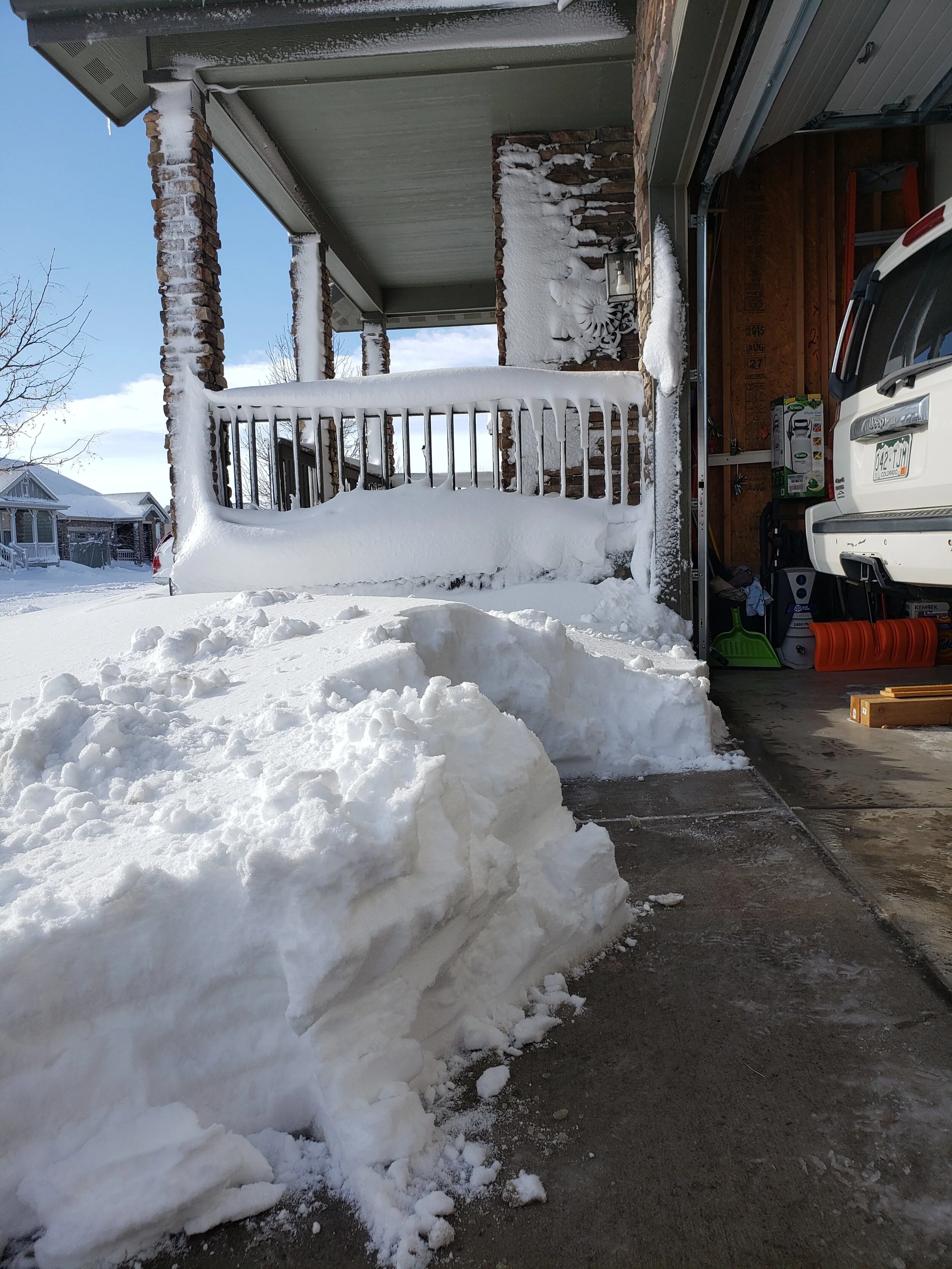  Starting to dig out. (Photo Credit: Suzanne Scott, Account Representative) 