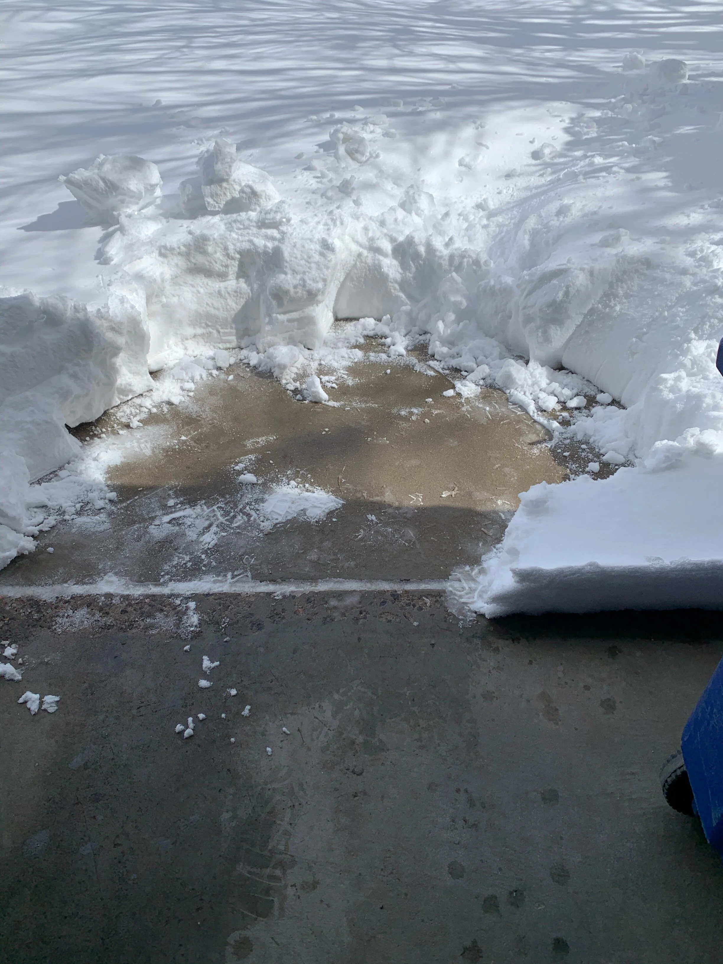  The kids tried to help but it was too heavy! (Photo Credit: Mike Chagolla, Operations Manager) 