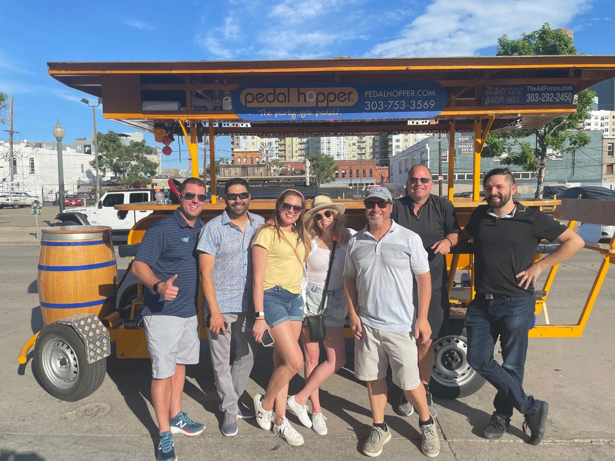 Left to Right: Patrick Whipkey (USAV), Chris Salazar-Mangrum (USAV), Katie Blough (USAV), Christie Mitchell (SurgeX), Leo Nickel (ALMO) Dan Fry (ALMO), Morgan Alley (ALMO)
