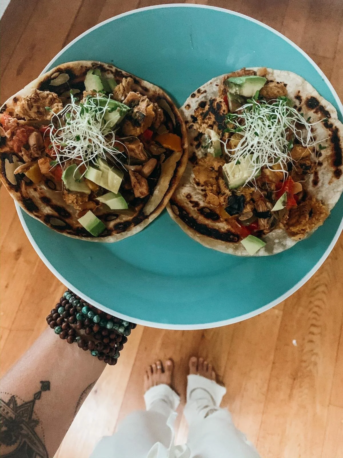 Jackfruit Brekkie Burrito