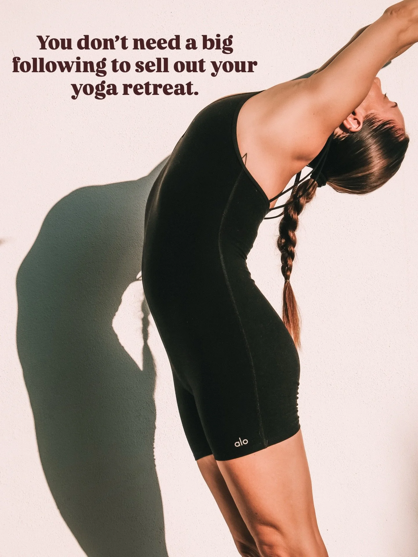 Don&rsquo;t fall into the trap that so many yoga teachers do by thinking you need a big following to sell out a yoga retreat. 

And better yet, don&rsquo;t even listen to me!

The 3 students featured (@yoga.with.emmy @erin.conyers @asanawellness_aw )