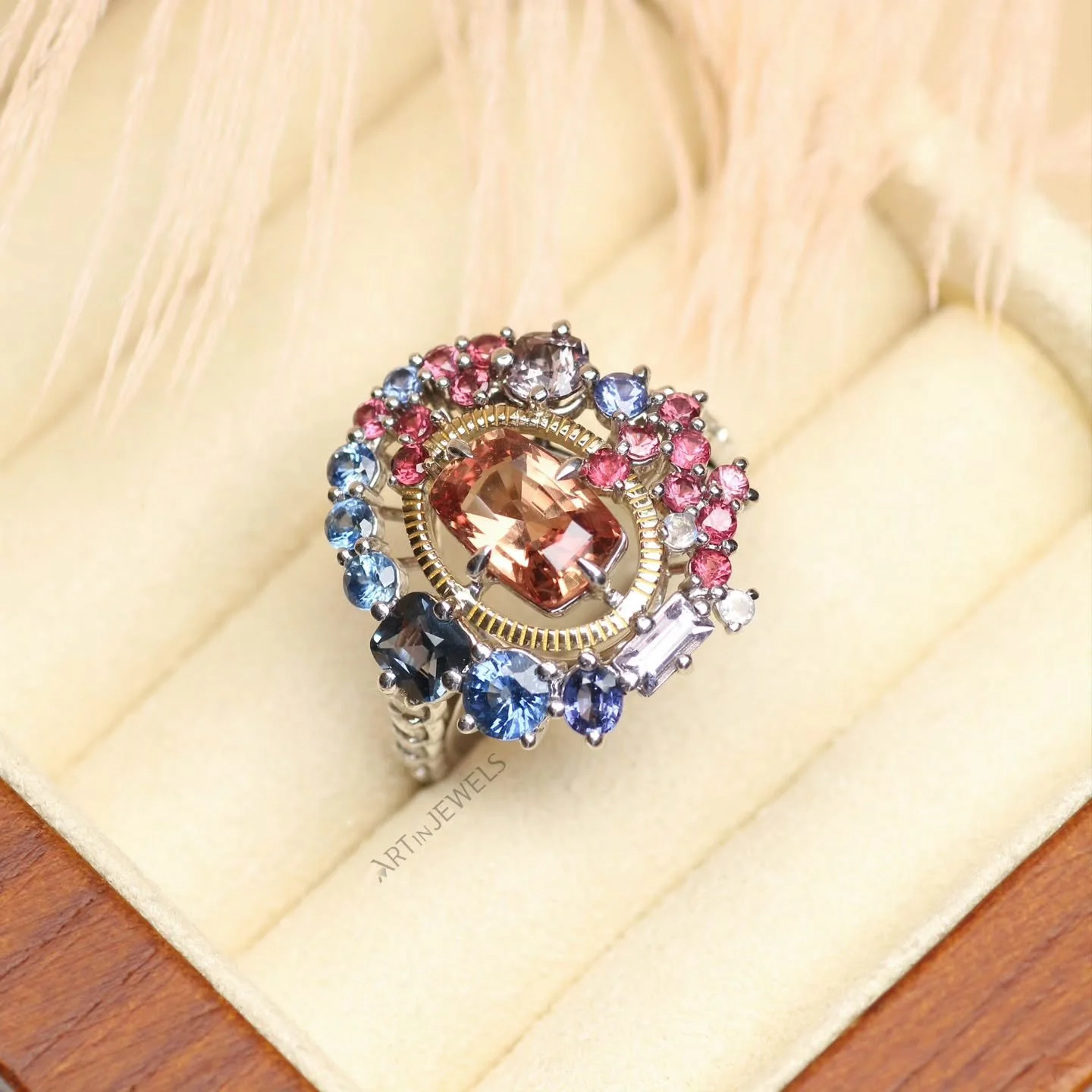 What does the universe mean to you? To N, it's change, and everything that comes with it. Love /heartbreak. Happiness / pain. Wrath / mercy. Birth / death.

Her meditations come together into a piece that took months to make. An explosion of colors r