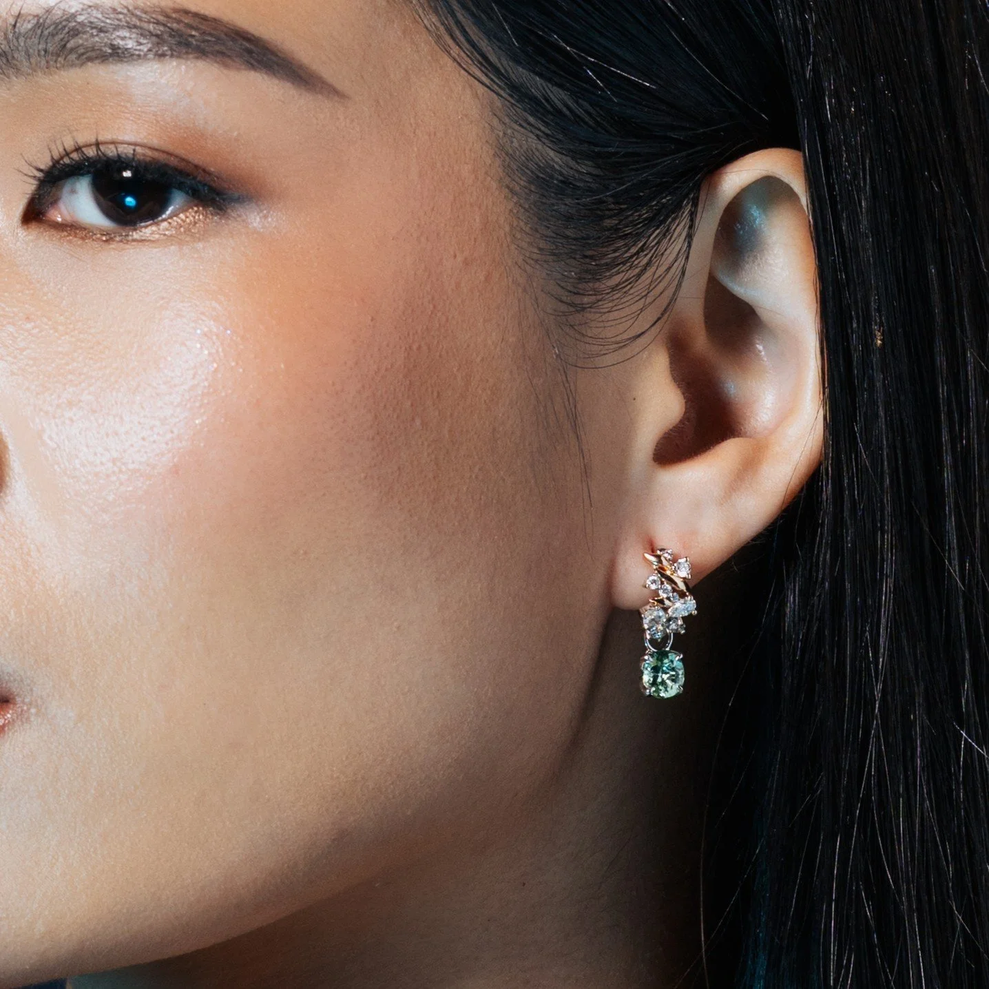 Seafoam_Anemones_Tourmaline_Earrings_Worn1.JPG