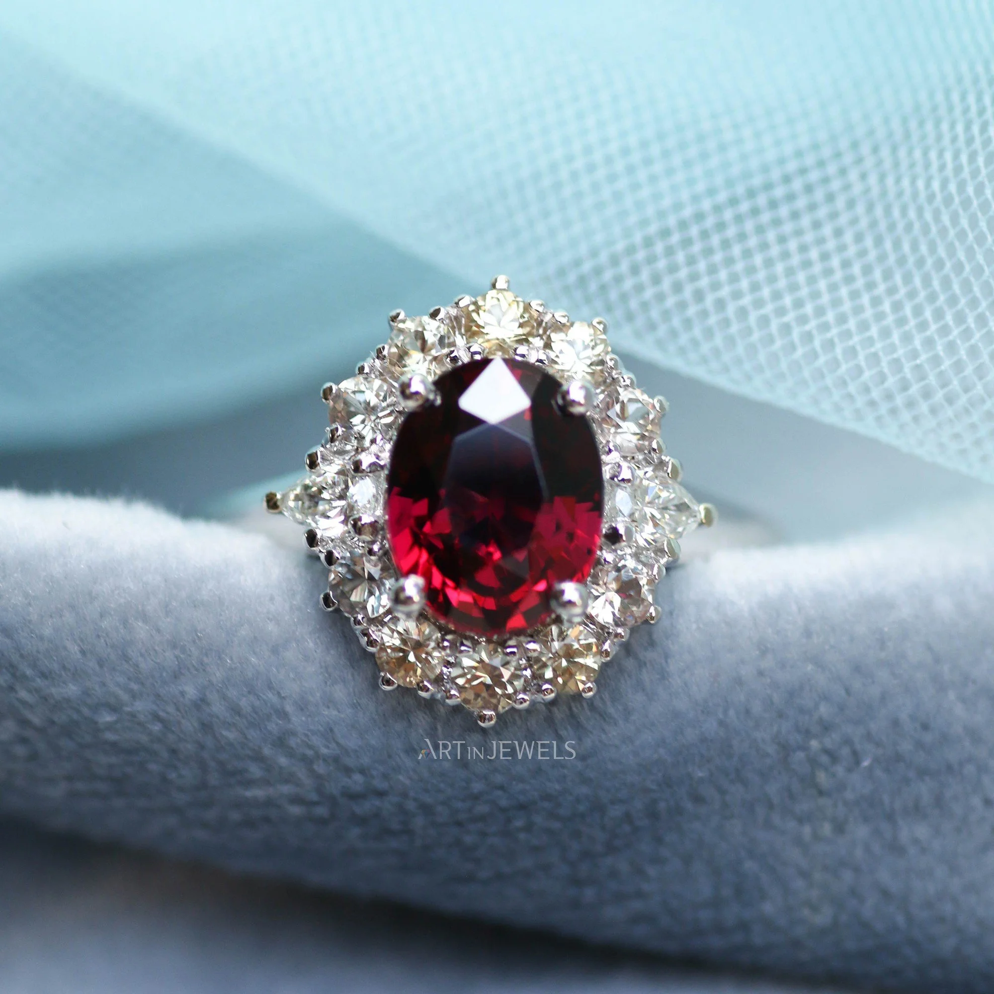 Starburst in Garnet