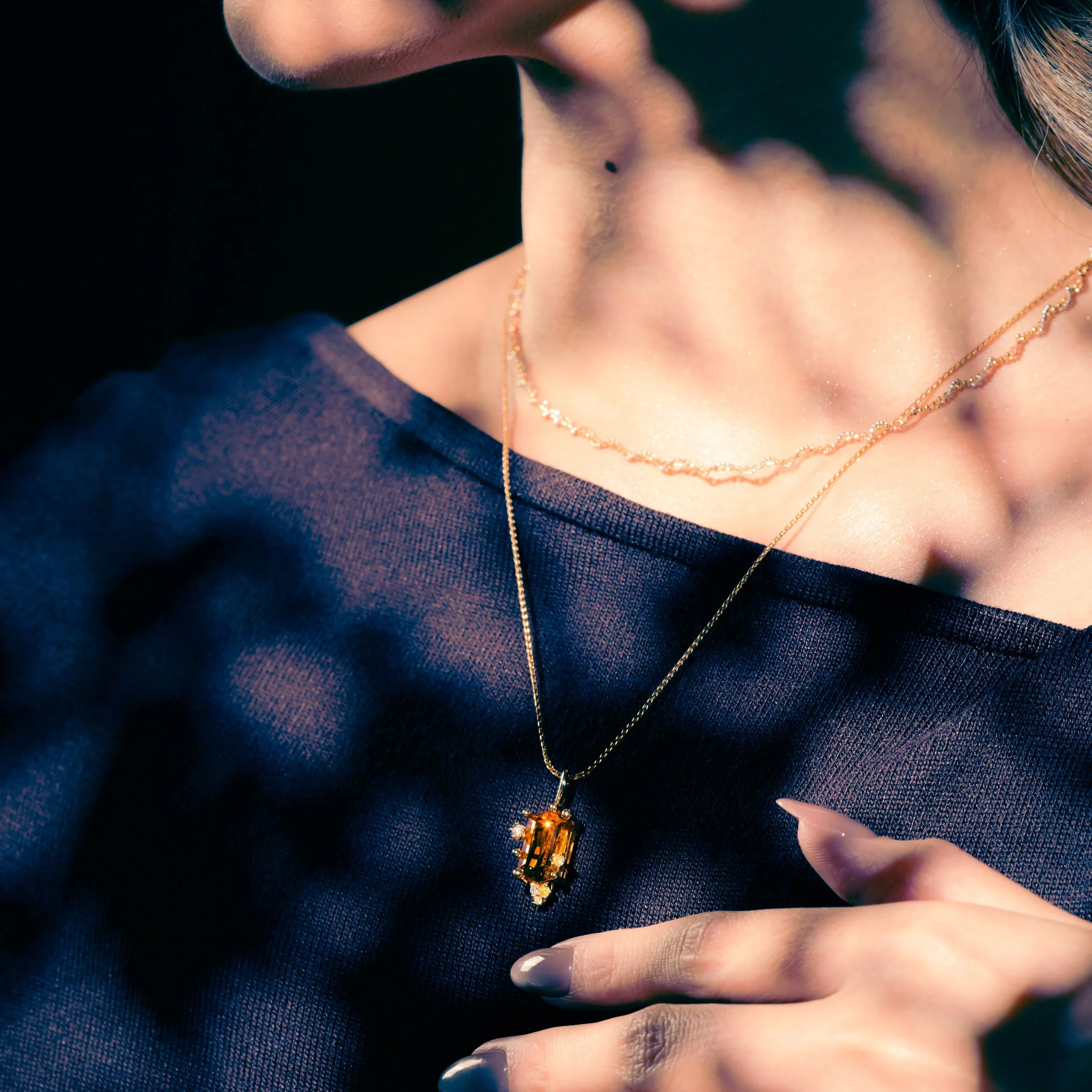 Glimmervine_Citrine_Pendant_Worn1.JPG