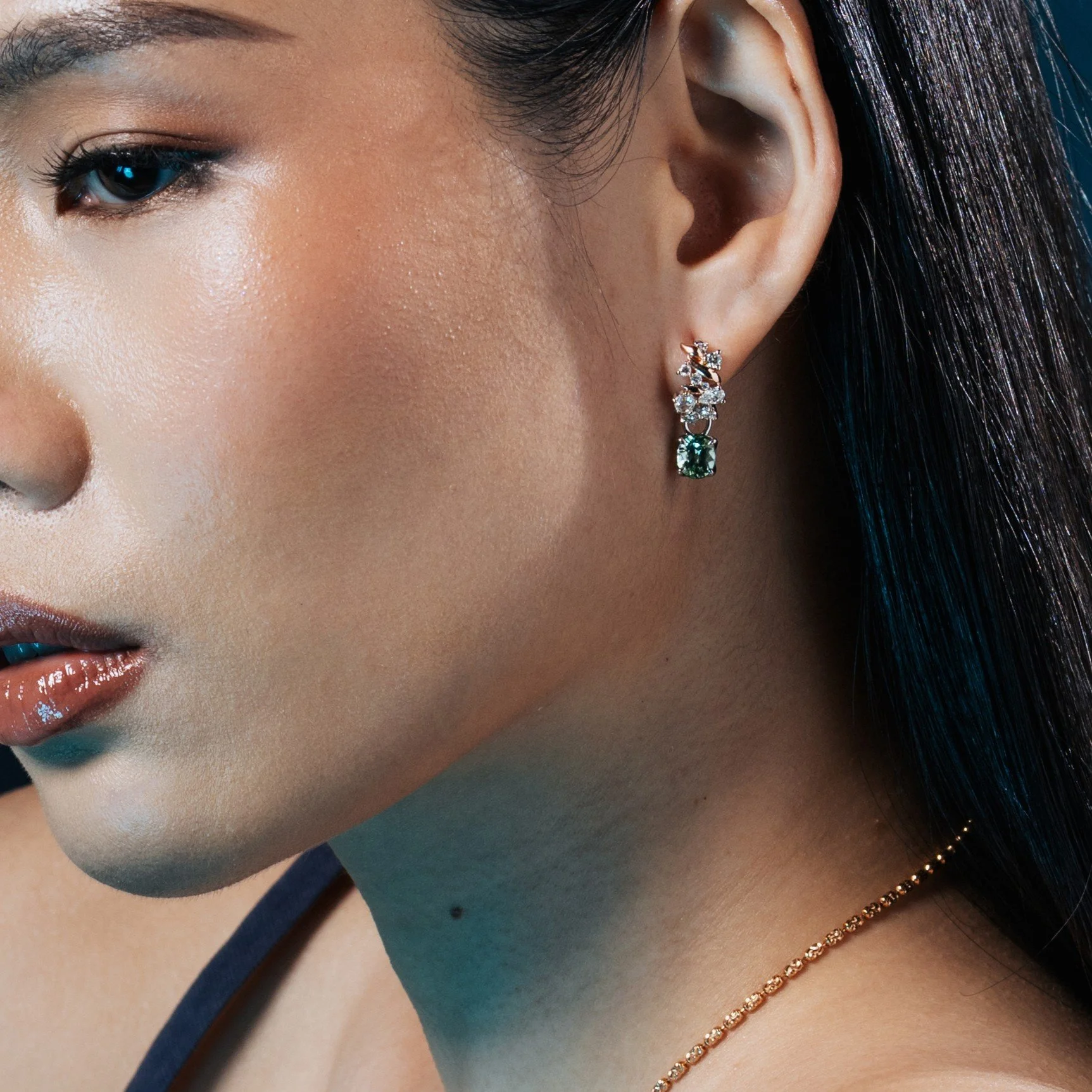 Seafoam_Anemones_Tourmaline_Earrings_Worn3.JPG