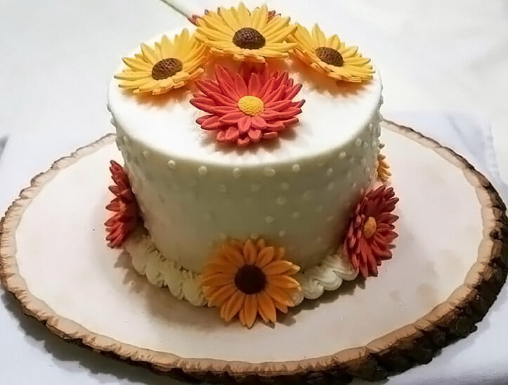 Vegan Rustic Wedding Cake