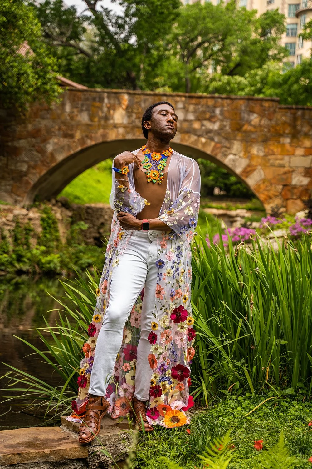 *Pre- Order* Embroidered Pressed Floral Duster *Pre- Order* Embroidered Pressed Floral Duster