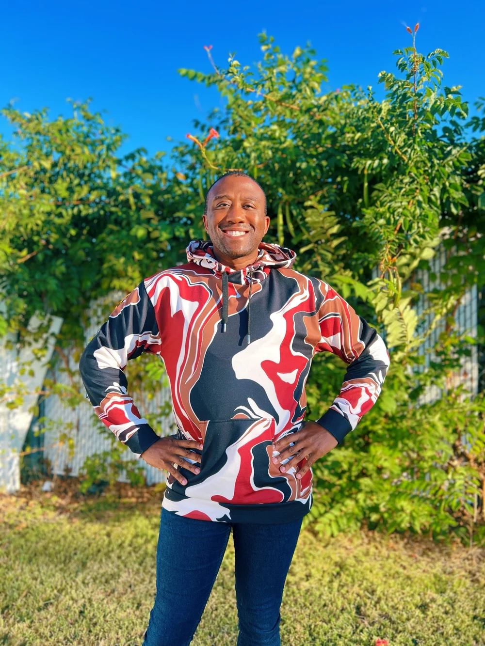 Nude Swirl Unisex Hoodie — Terrance Williams Designs