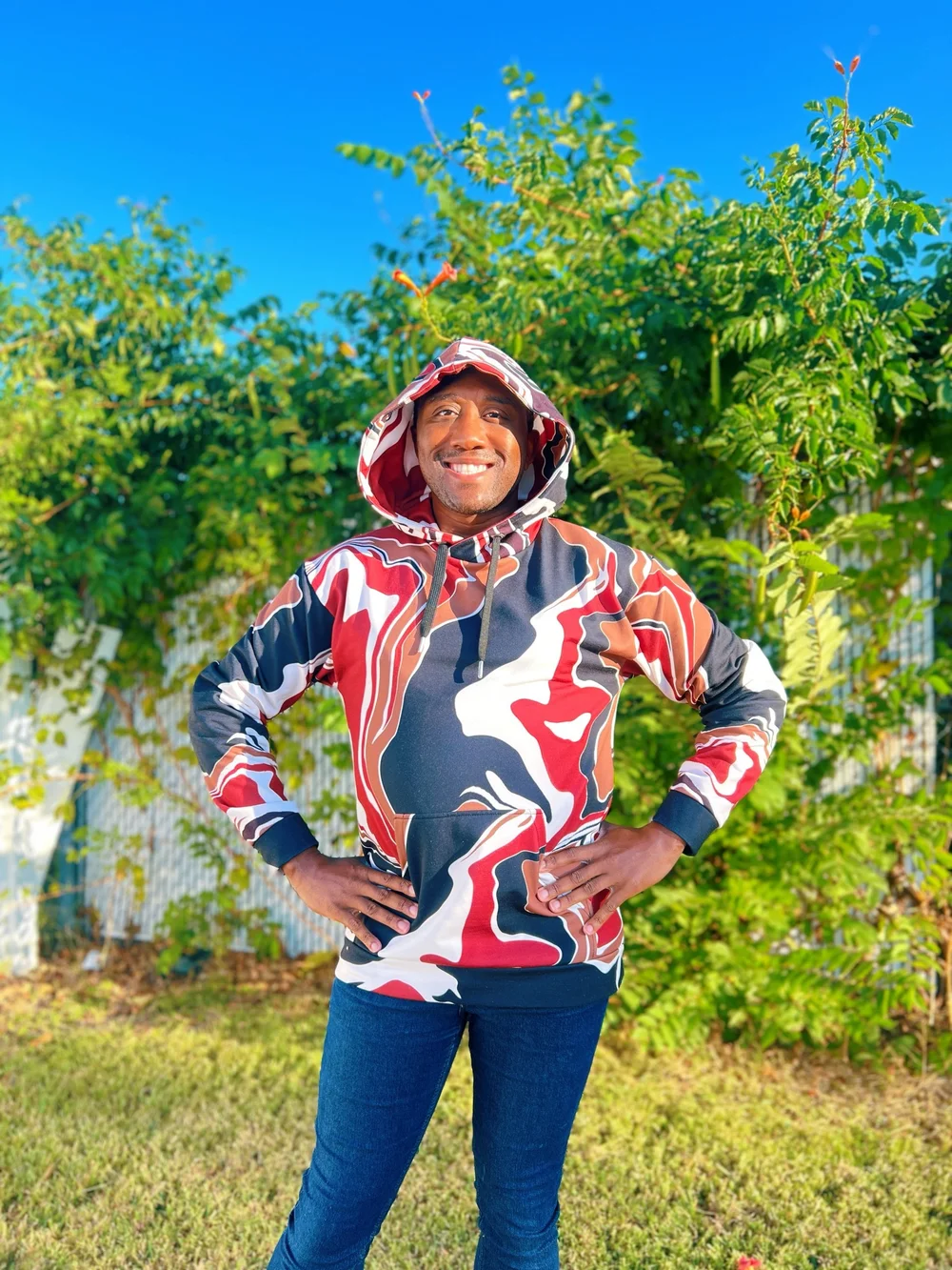 Nude Swirl Unisex Hoodie — Terrance Williams Designs