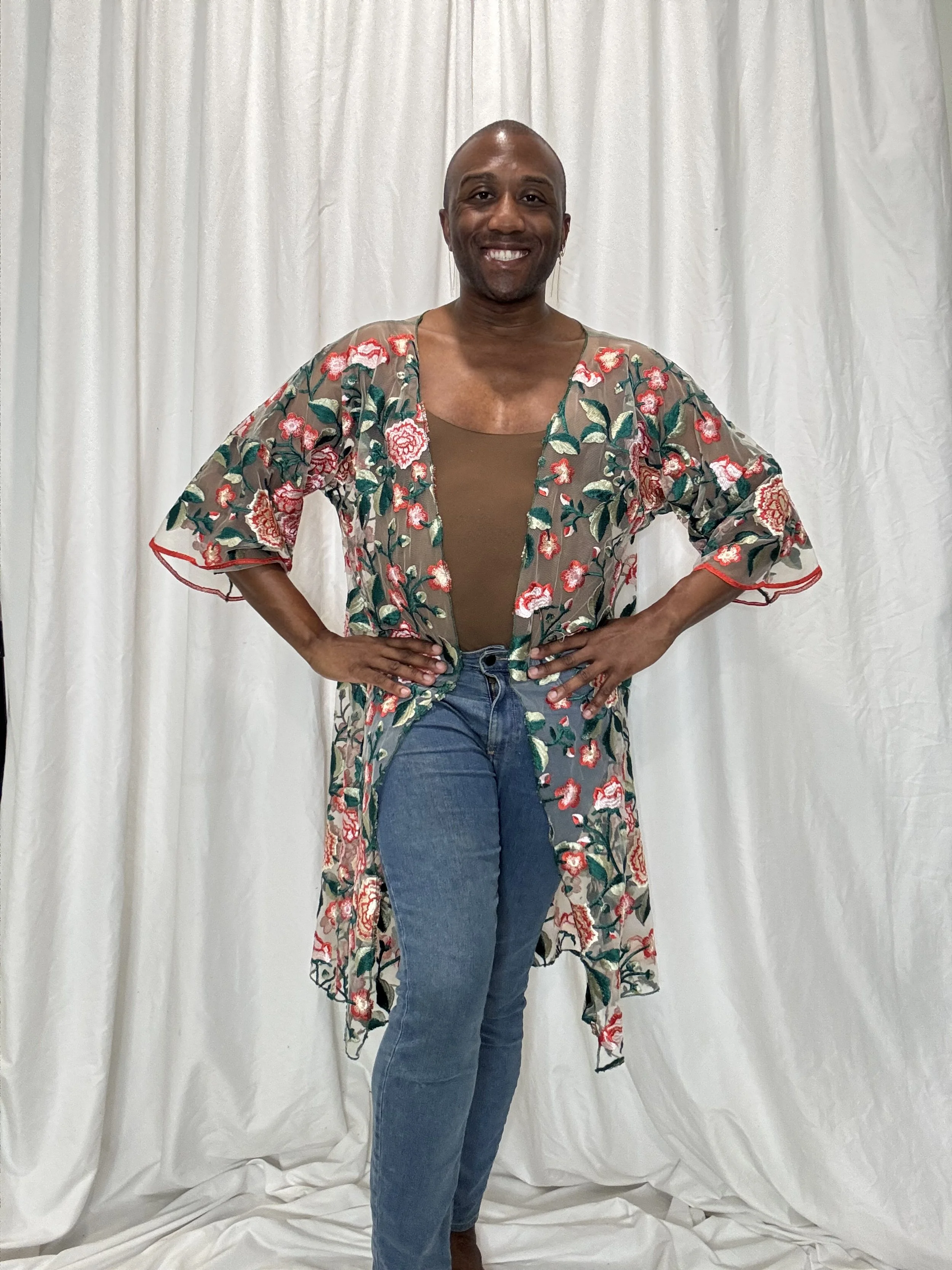 Red Rose Duster Sample