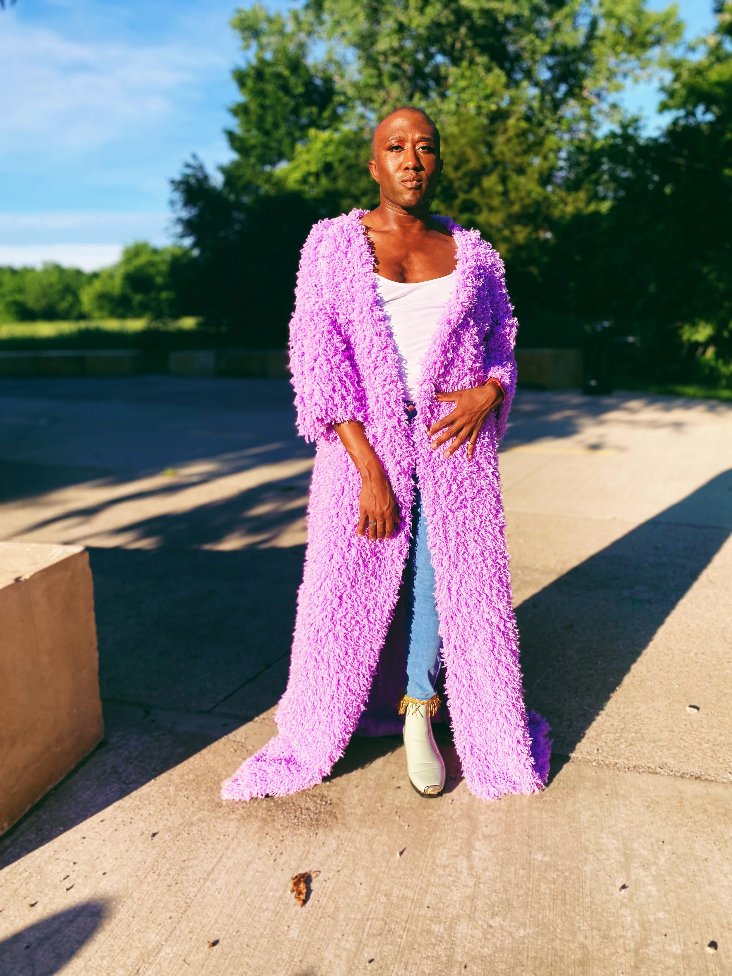 Lilac Luxe Long Cardigan Duster