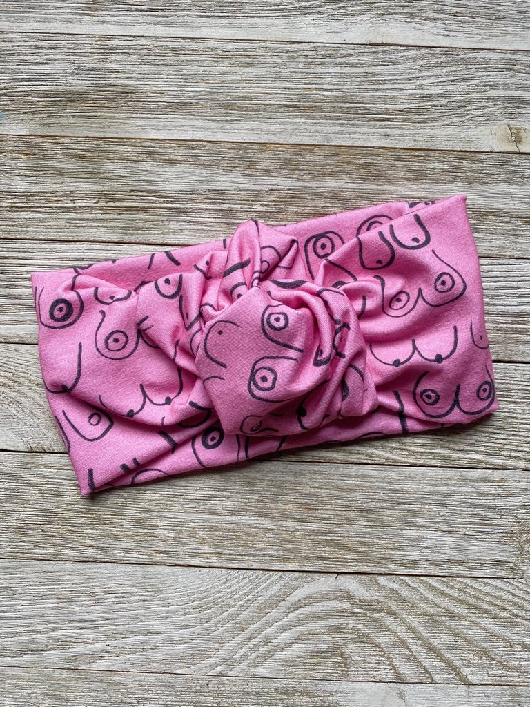Boobies Knot Headband