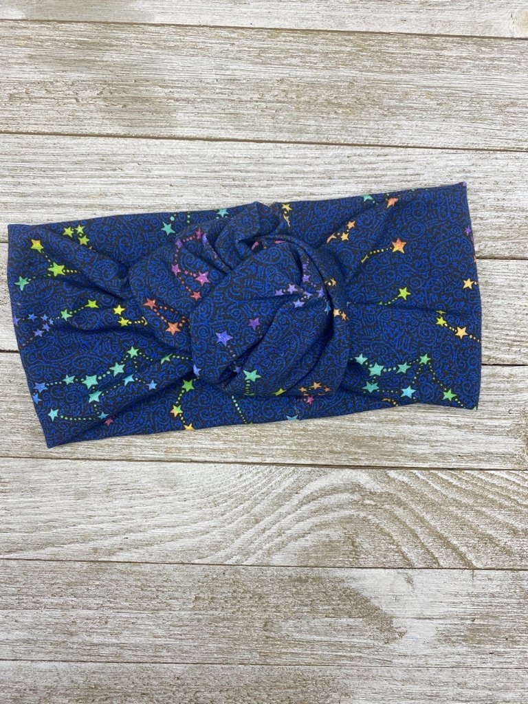 Rainbow Zodiac Knot Headband