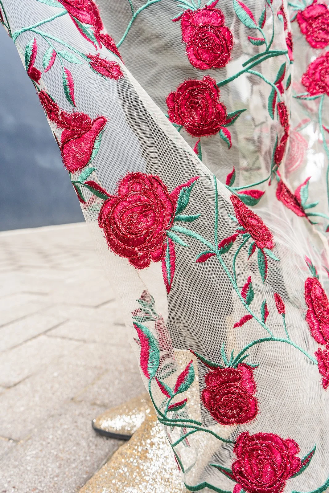 *Pre- Order* Embroidered Pressed Floral Duster — Terrance Williams Designs