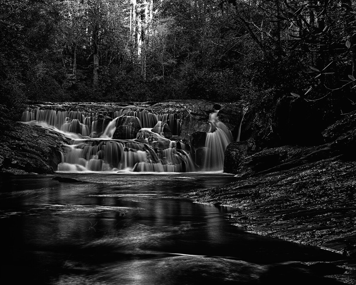 Sunrise at Dick's Creek Falls