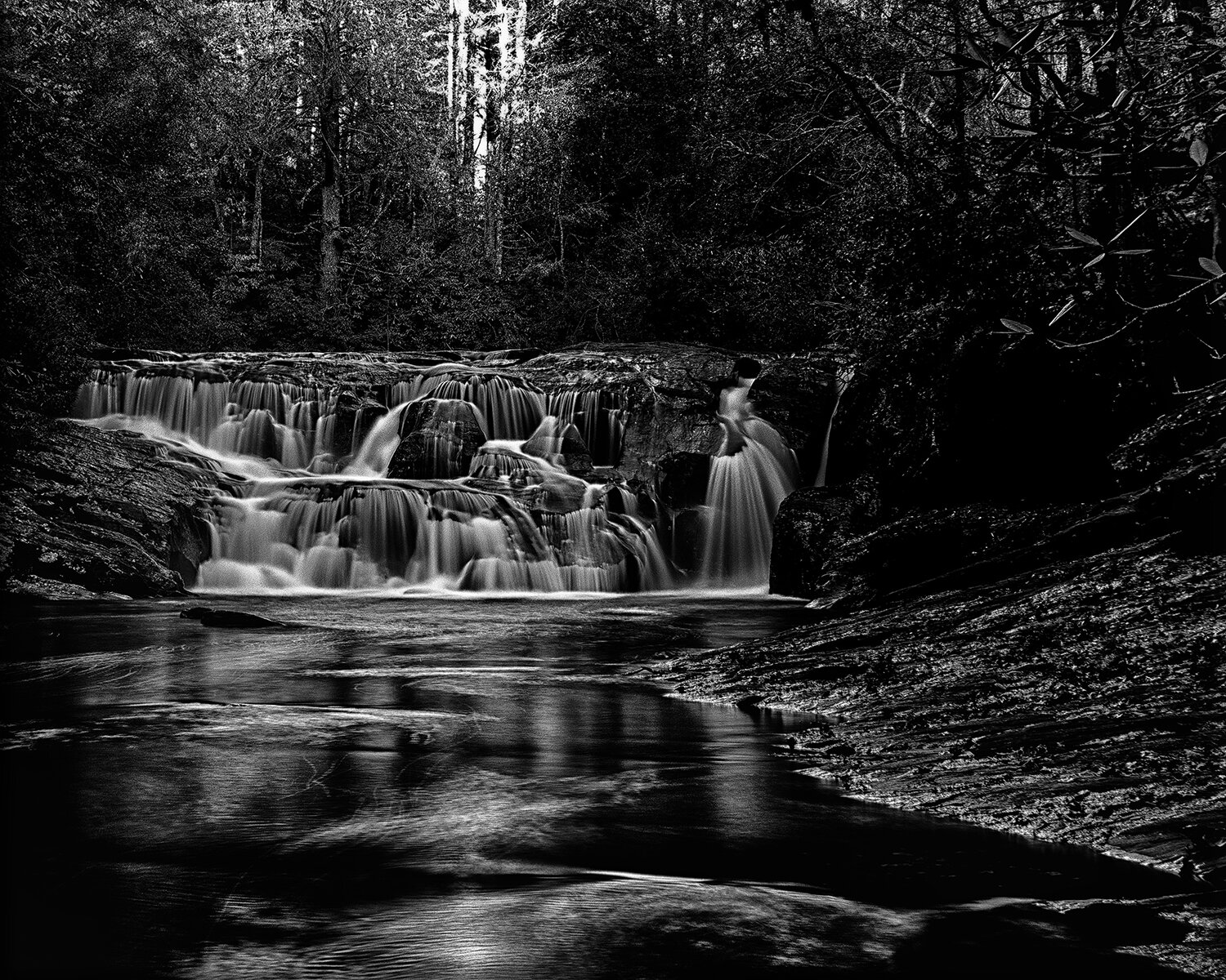 Sunrise over Dick's Creek Falls, GA