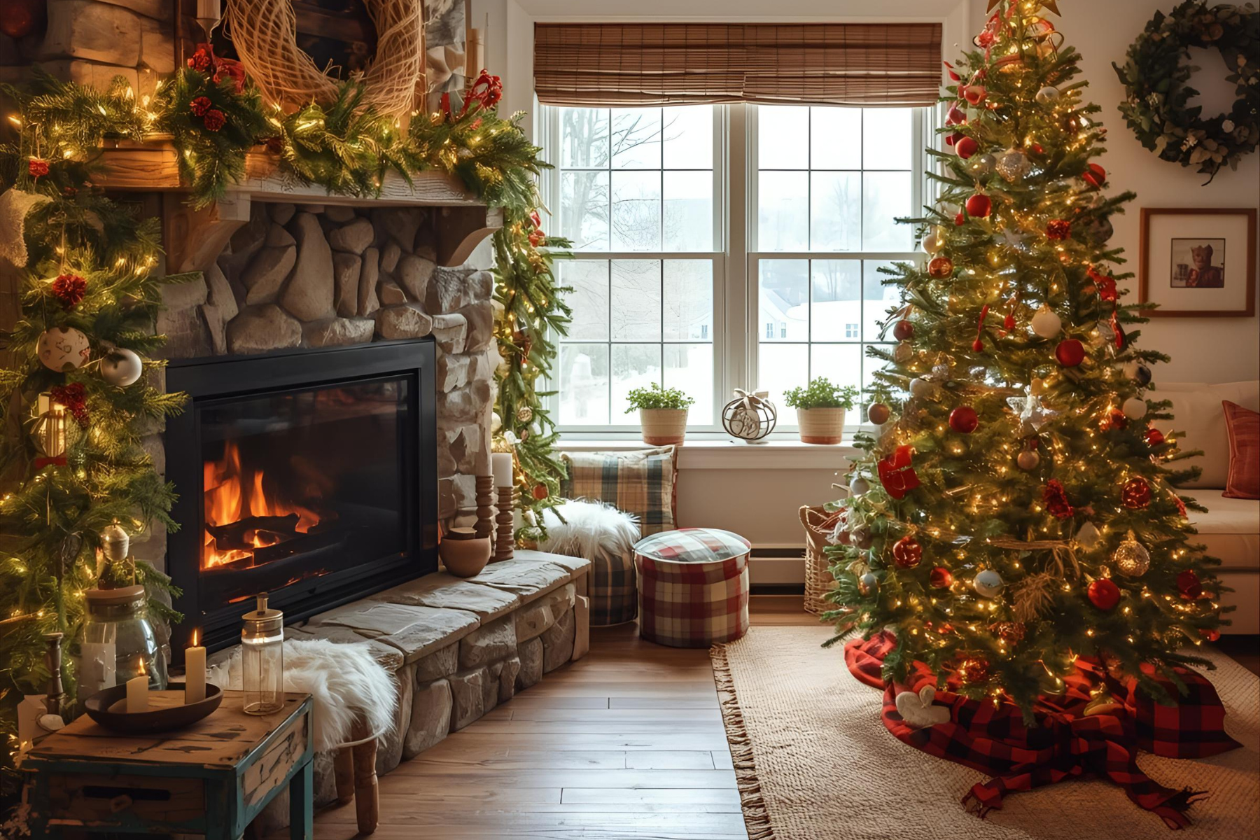 Discover farmhouse Christmas decor ideas for a cozy, rustic, and classy Christmas home. Learn how to style your tree, mix modern and natural Christmas decor, and create a warm, timeless holiday atmosphere.