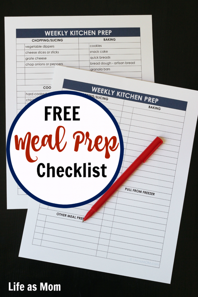 15 Free Meal Planning Worksheets