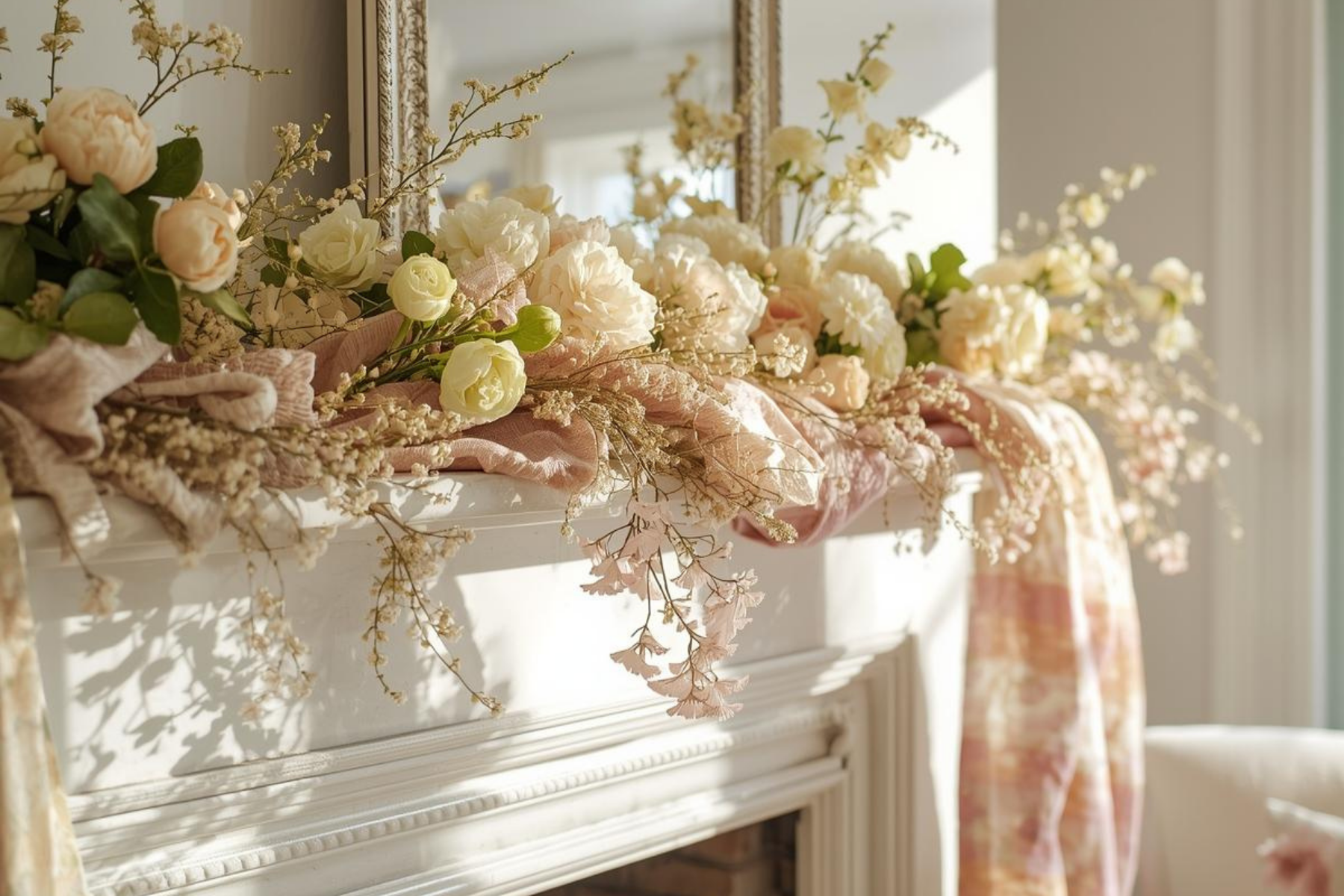 15 Farmhouse Spring Mantel Decorating Ideas