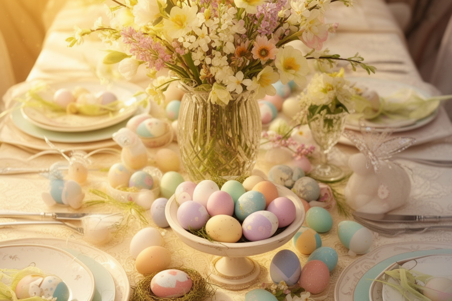 17 Simple Easter Table Decor Ideas