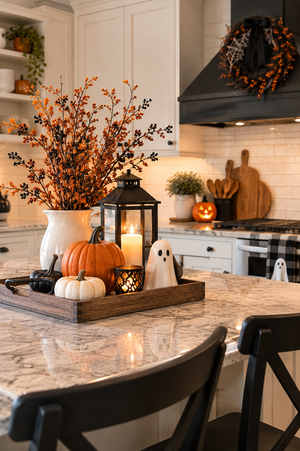 Discover 21 easy Halloween decor ideas for your home, including simple, spooky and budget-friendly ways to decorate your mantel, kitchen, entryway and more.