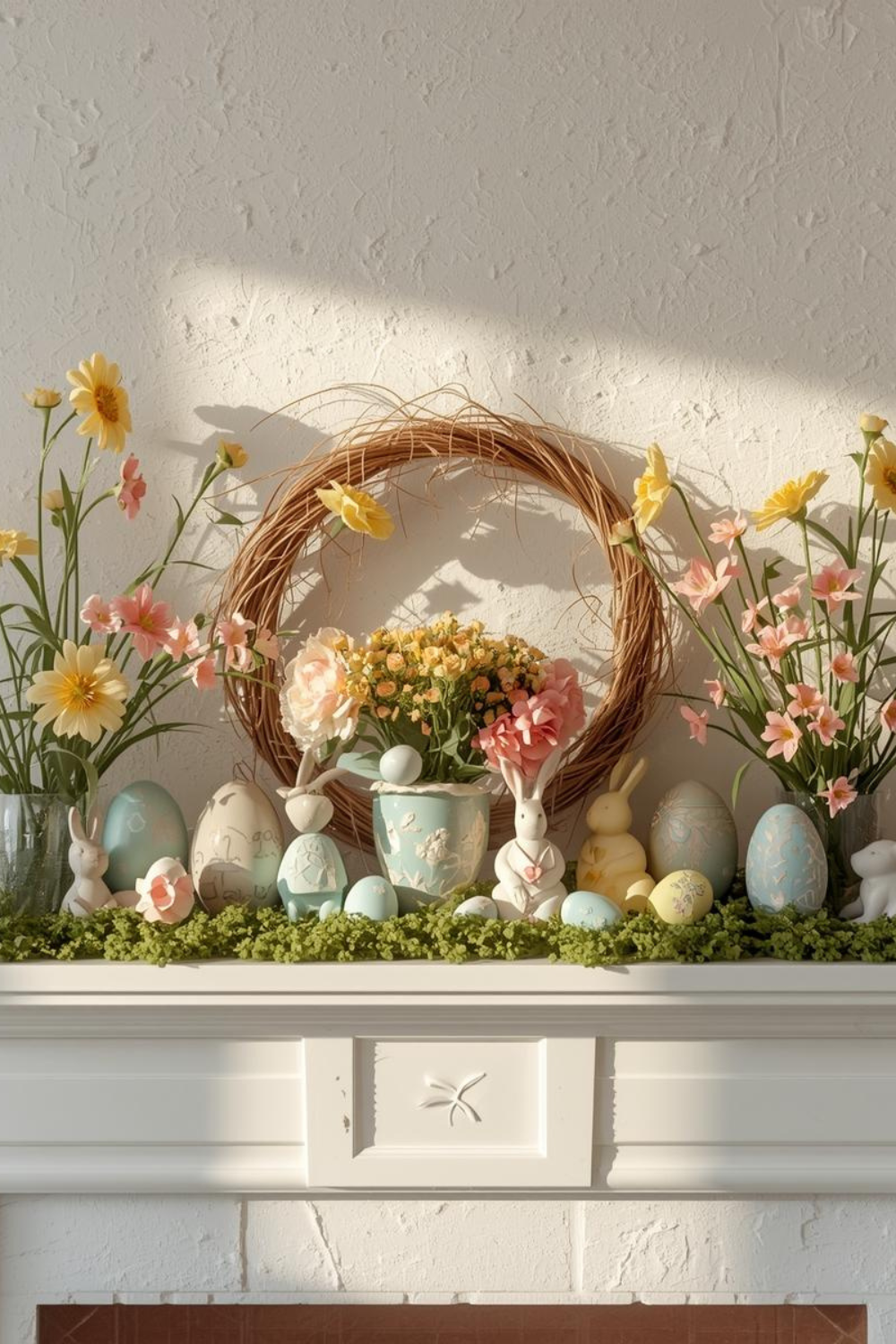 Discover 15 simple spring mantel decorating ideas that are affordable and easy to style. From pastel accents to natural greenery, these spring mantel decor inspiration ideas will brighten your home instantly.