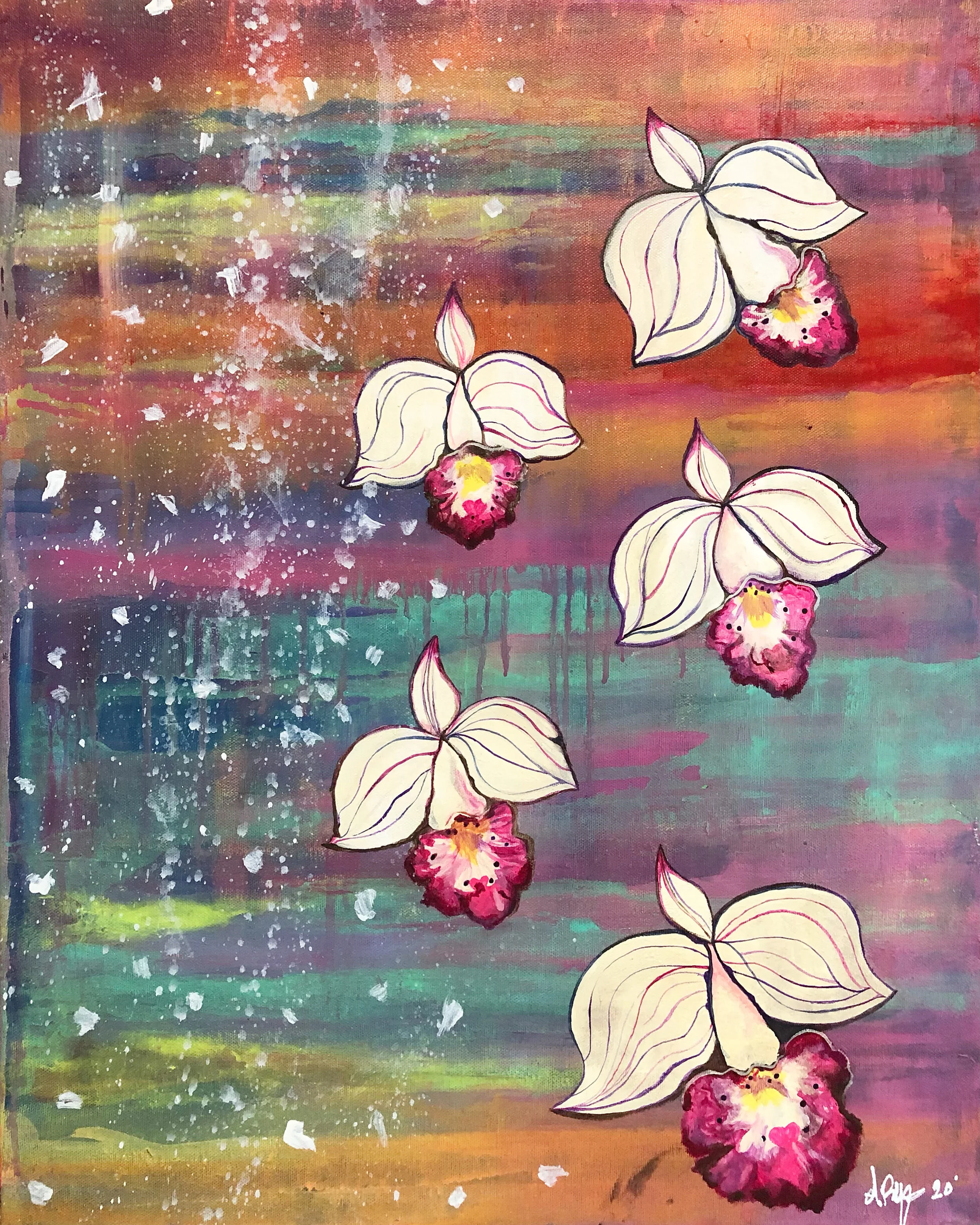 Wild Orchids  - original