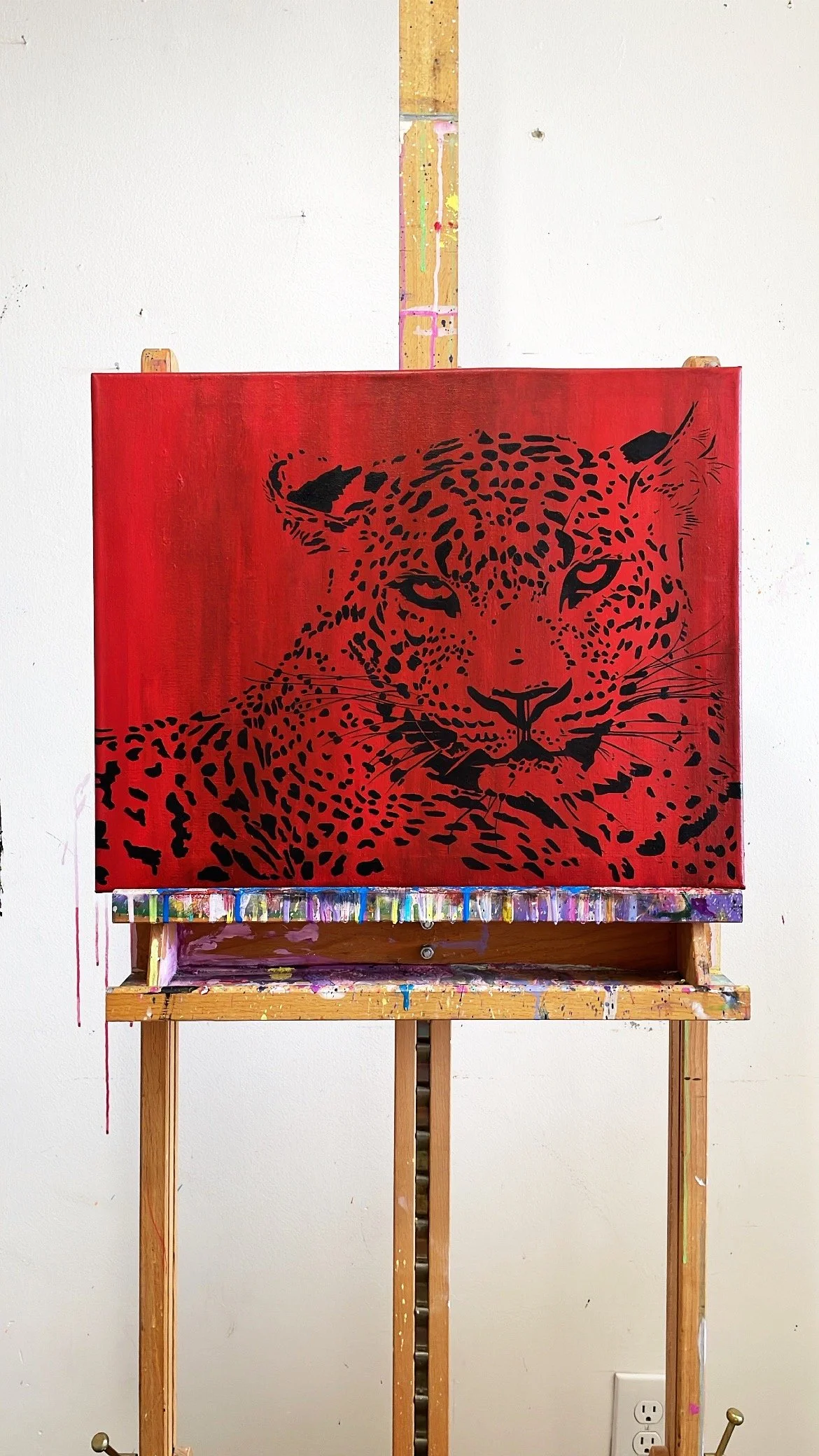 Red Leopard - original