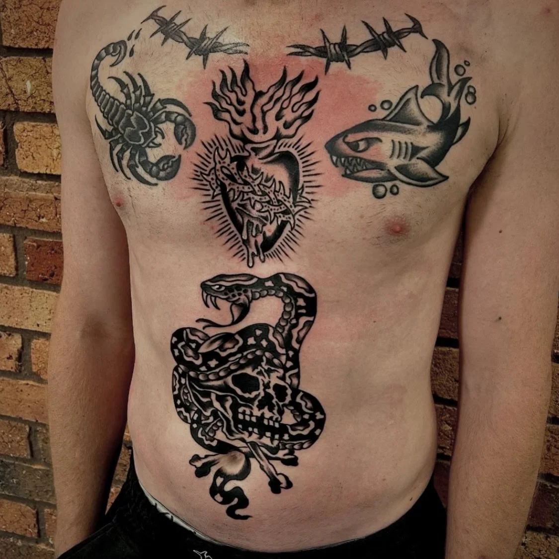 Work by @micky_macleod 

.
.
.
.
#melbourne #tattoo #trad traditional boldwillhold topclasstattooing topclasstraditional blackworkerssubmission blacktoptattooing blacktattoos radtrad radtattoo traditionaltattoo blackwork  traditionalartist tradworker