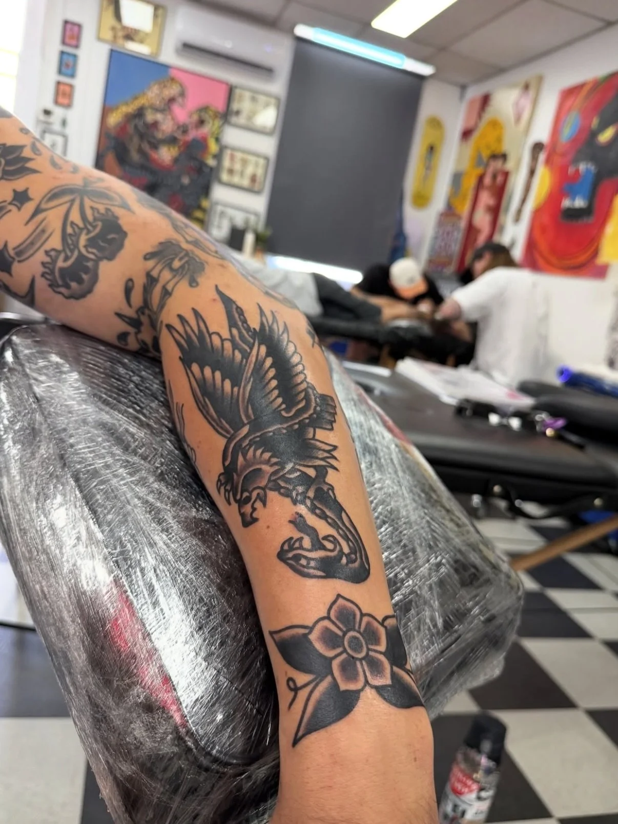 Work by @henrydietzetattoo