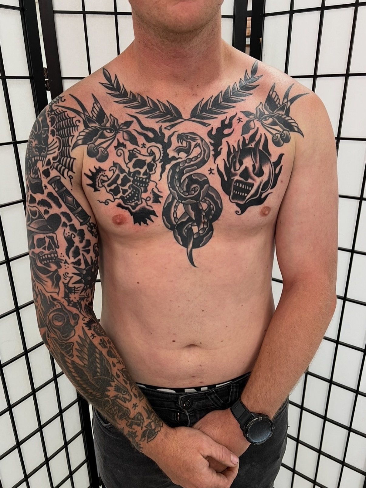 Work by @bobbyskinstattoos