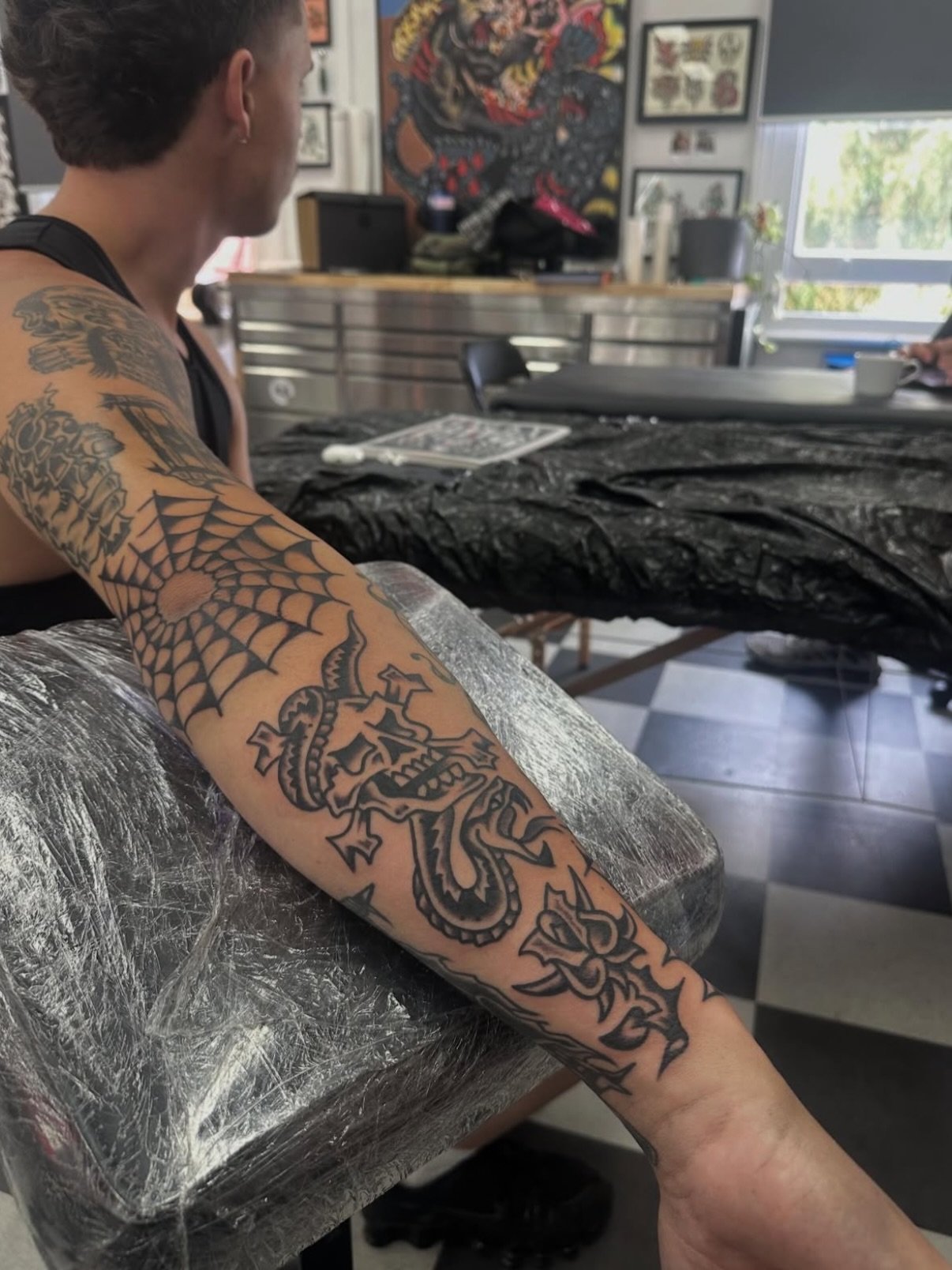 Work by @jackxtattoo 

.
.
.
.
#melbourne #tattoo #traditionaltattoo #blackwork  #tattoos