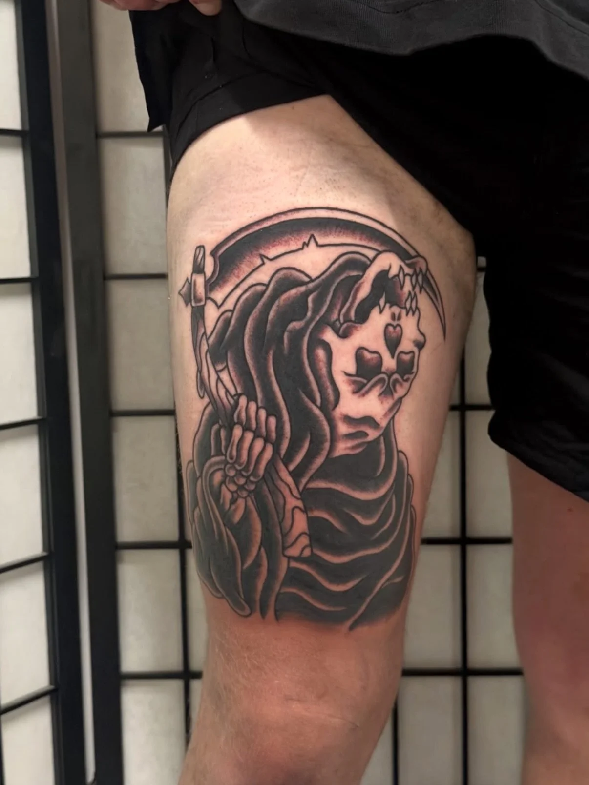 Work by @indigiblintattoo 

.
.
.
.
#melbourne #tattoo #traditionaltattoo #blackwork  #tattoos