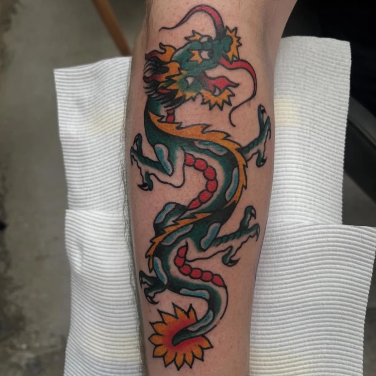 Work by @fortunate.dan 

.
.
.
.
#melbourne #tattoo #traditionaltattoo #blackwork  #tattoos