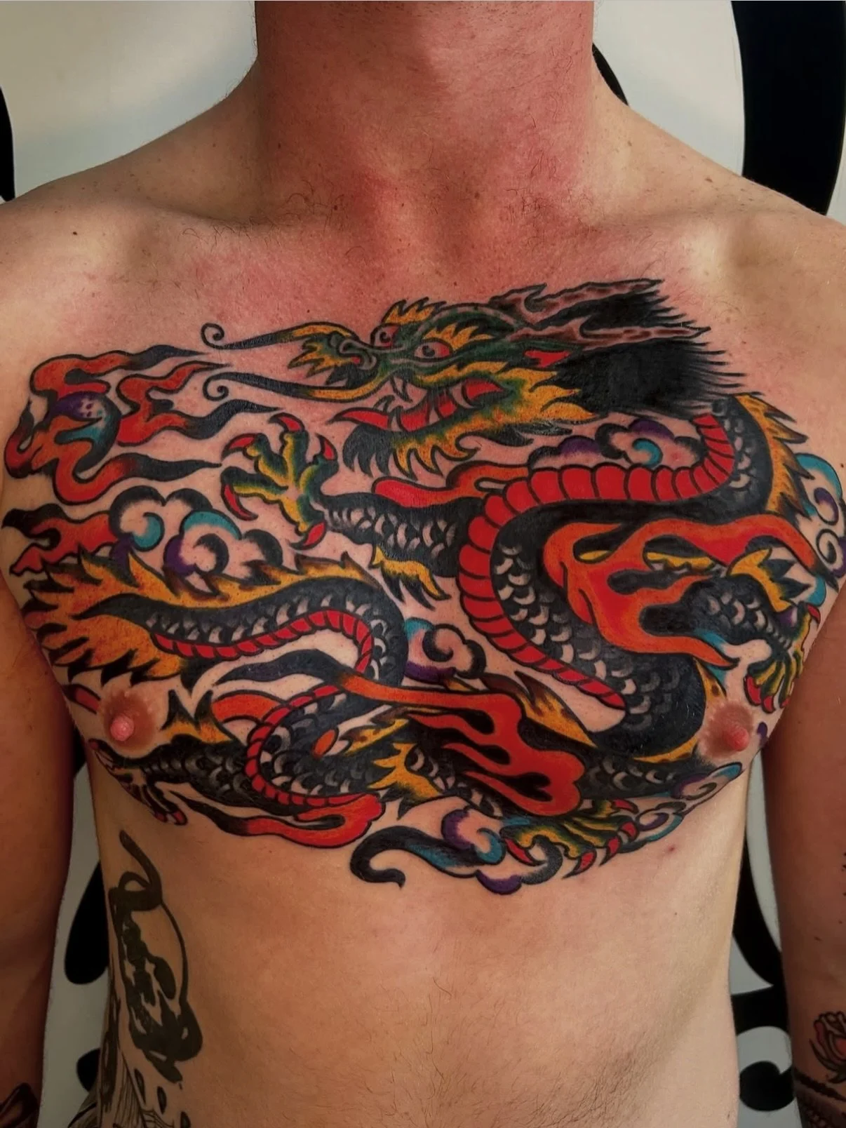 Coloured ones by @micky_macleod 

.
.
.
.
#melbourne #tattoo #traditionaltattoo #blackwork  #tattoos