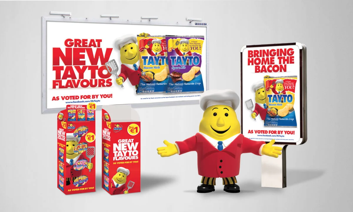 Mr. Tayto Branding Campaign Freelance Dublin