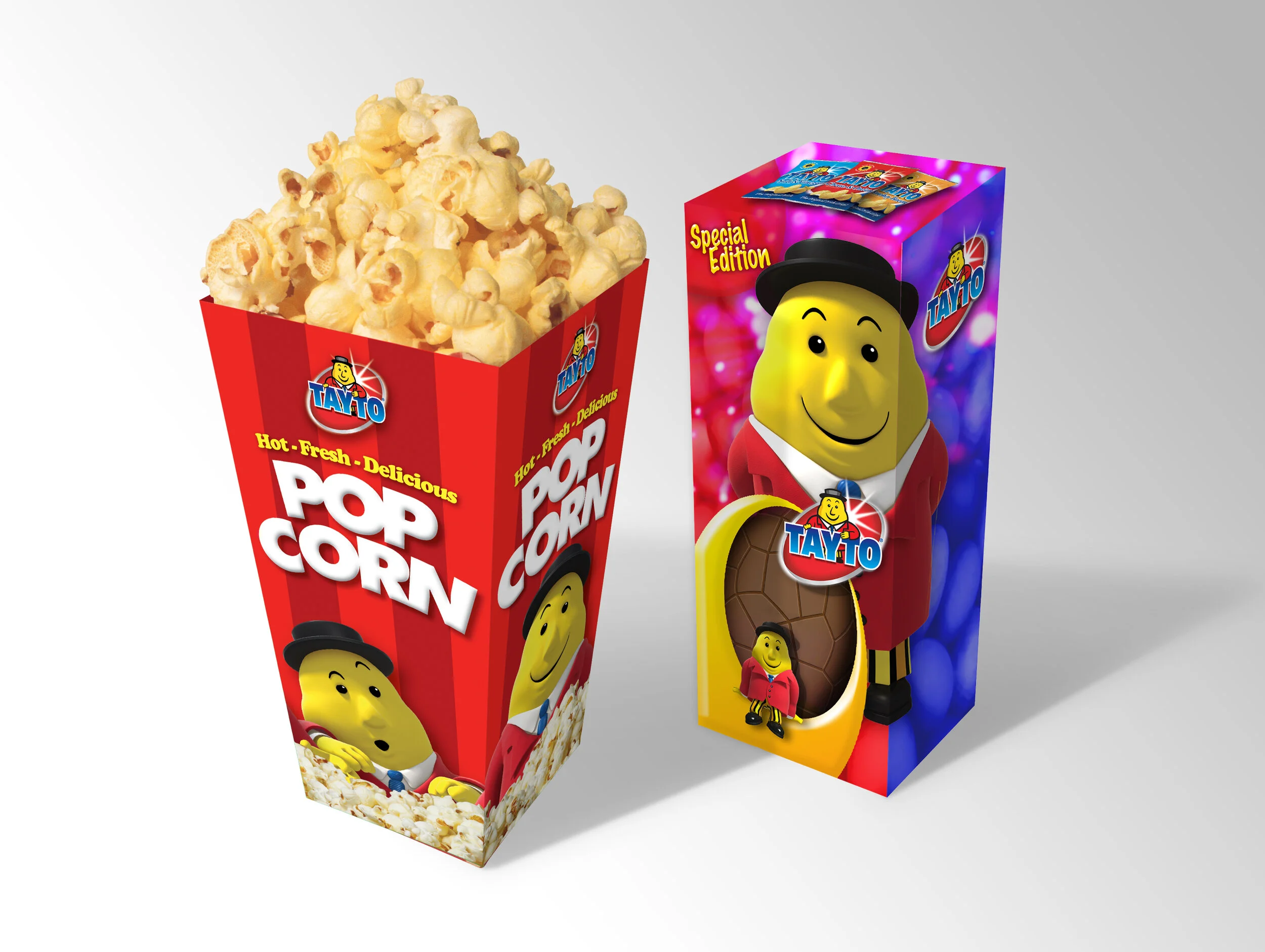Tayto popcorn easter egg graphic design freelance Dublin