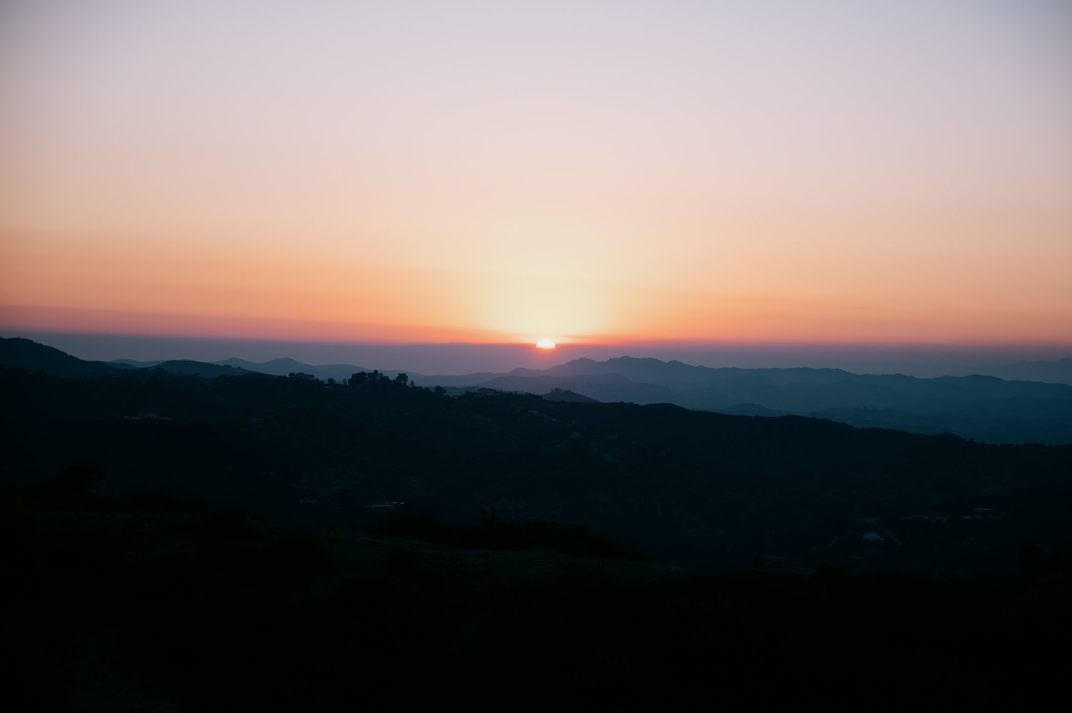 Sonnenuntergang - jeder Augenblick ist von unendlichem Wert.