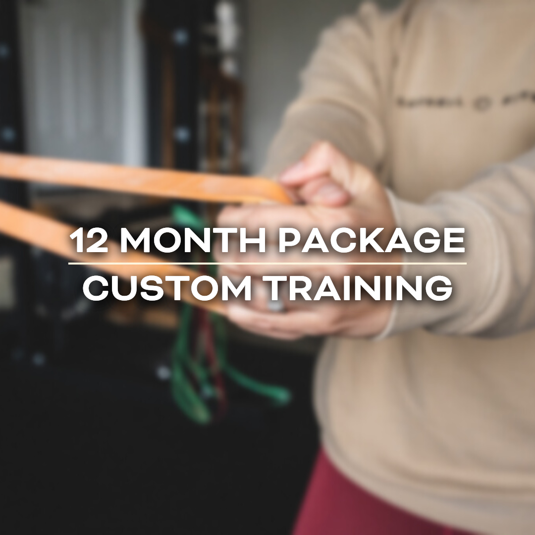 12 Month 1:1 Online Training Package