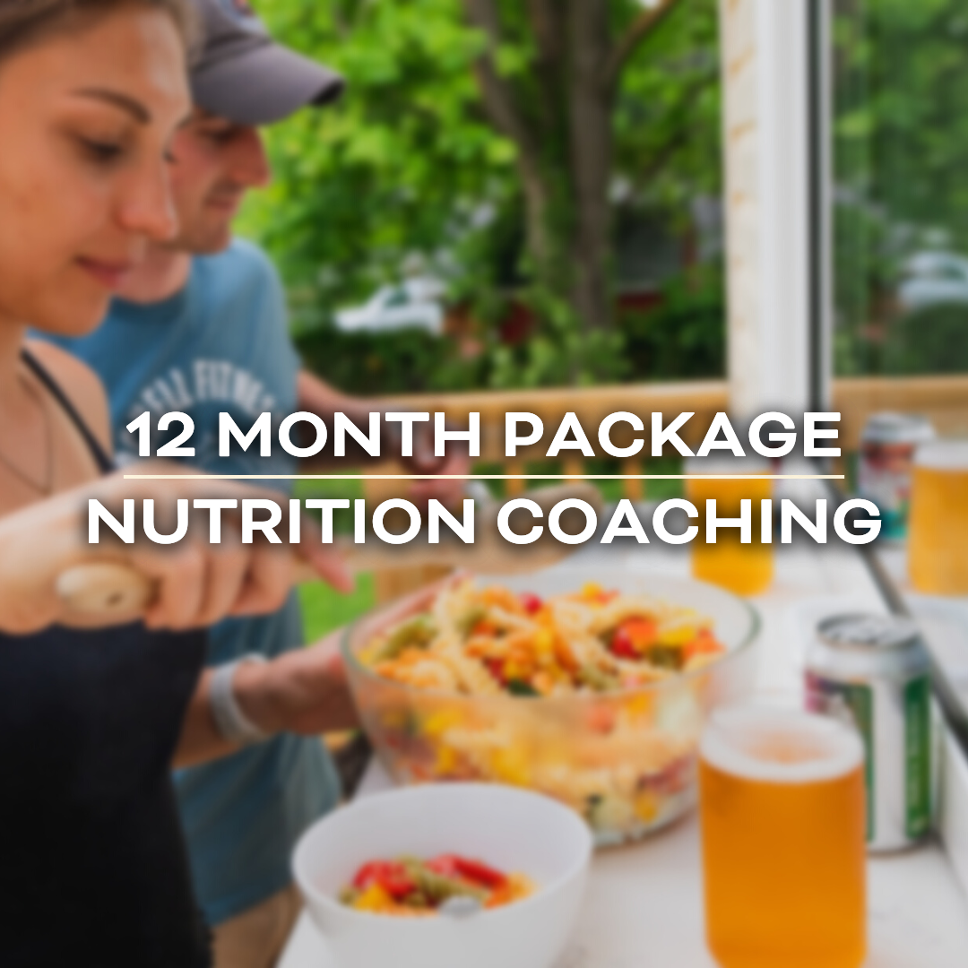 12 Month 1:1 Online Nutrition Coaching Package