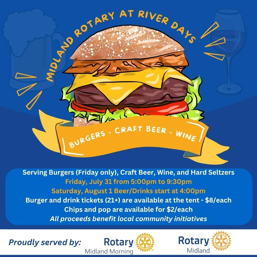 Midland Rotary Burger &amp; Beer Tent at River Days