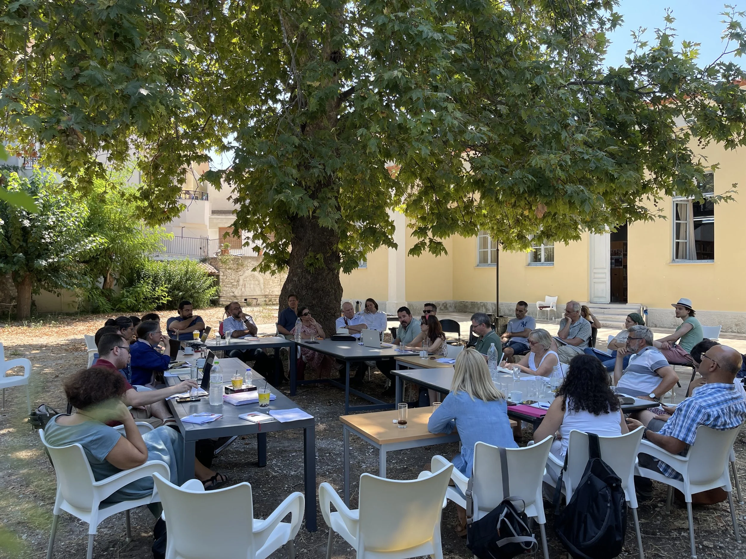 workshop participants, Samos 2023