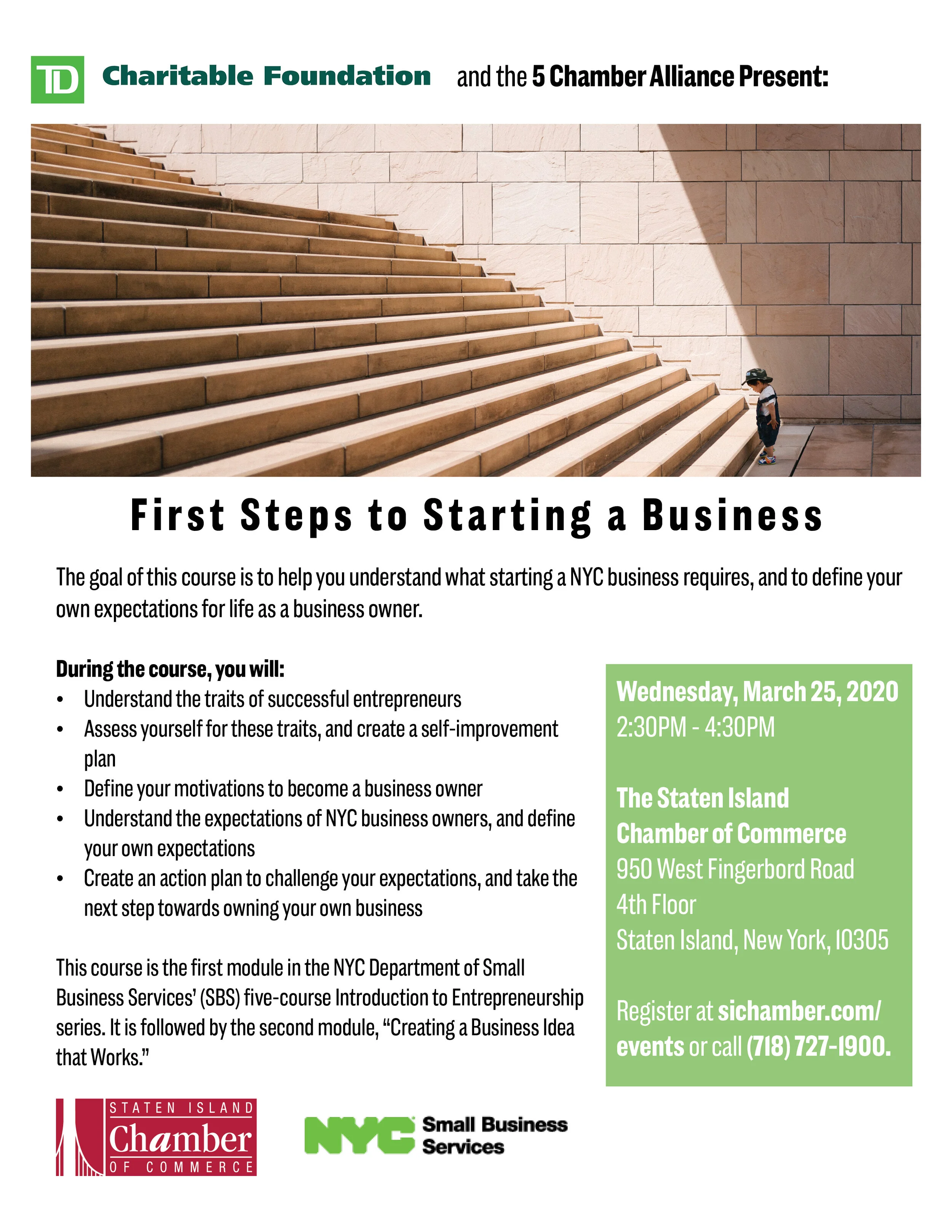 First Steps To Starting A Business Staten Island Chamber Of Commerce