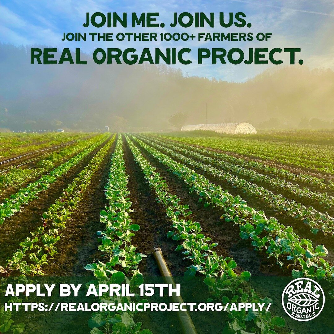 Farmers out there wanting to know more about this community, please reach out, or visit https://realorganicproject.org/

 #certifiedorganic #realorganicproject #marketgarden #michiganfarmers
